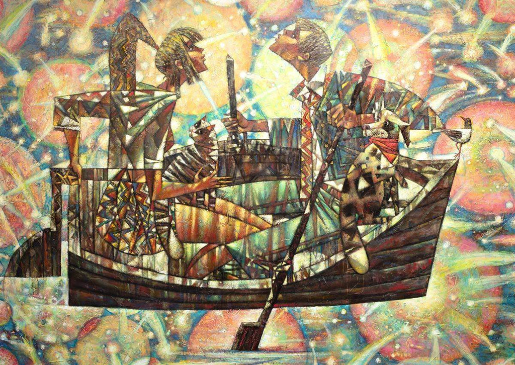 Glowing in the Dark - Original - SOLD by artist Andrei Protsouk - Wyecliffe Galleries