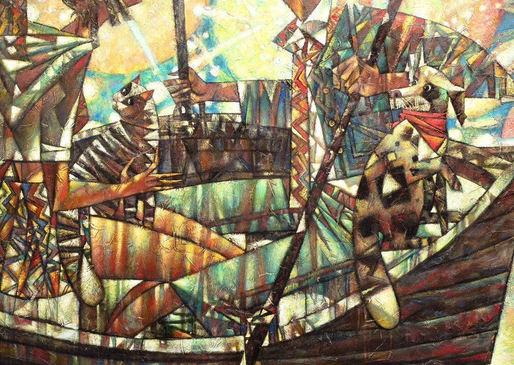 Glowing in the Dark - Original - SOLD by artist Andrei Protsouk - Wyecliffe Galleries