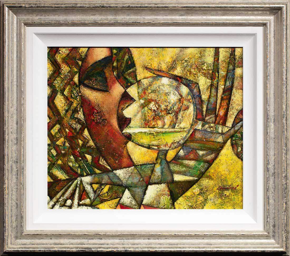 Golden White - Original - SOLD by artist Andrei Protsouk - Wyecliffe Galleries