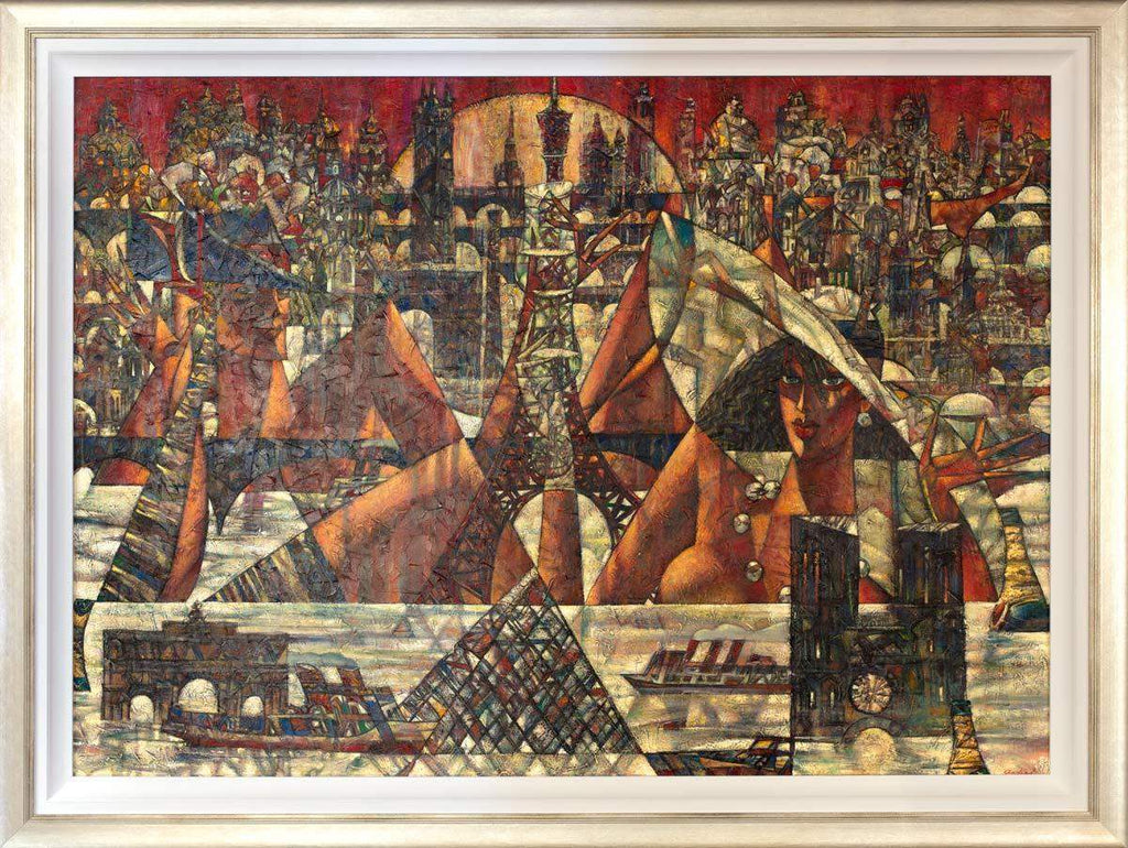 Les Ponts De Paris - Original - SOLD by artist Andrei Protsouk - Wyecliffe Galleries