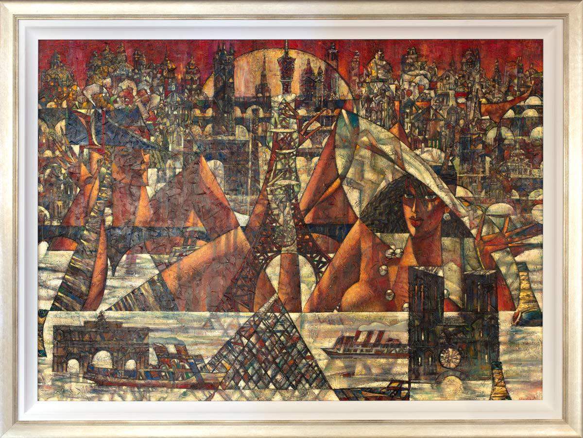 Les Ponts De Paris - Original - SOLD by artist Andrei Protsouk - Wyecliffe Galleries