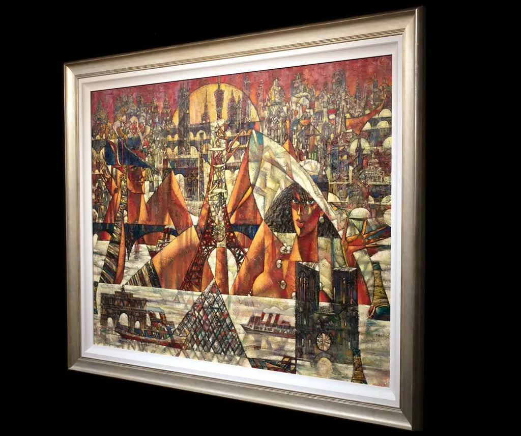 Les Ponts De Paris - Original - SOLD by artist Andrei Protsouk - Wyecliffe Galleries