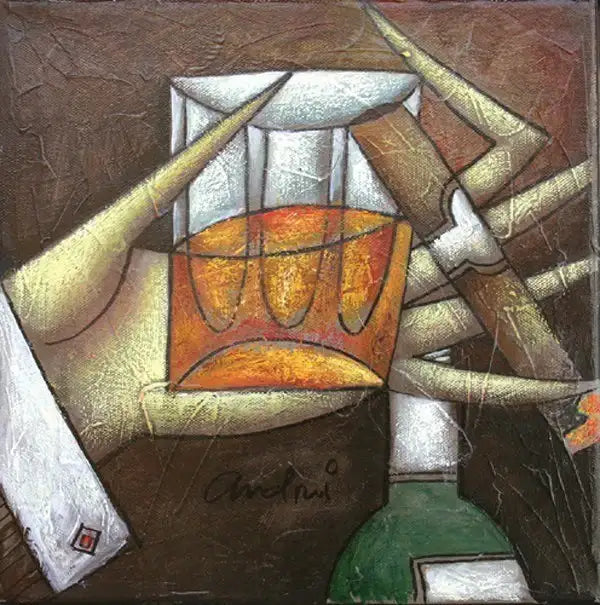 Scotch - Original - SOLD by artist Andrei Protsouk - Wyecliffe Galleries