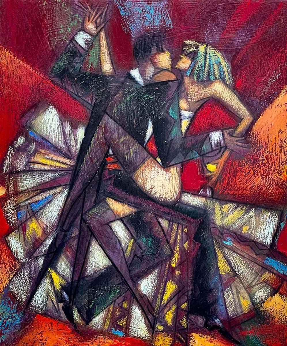 Tango Moves - Original Andrei Protsouk Framed