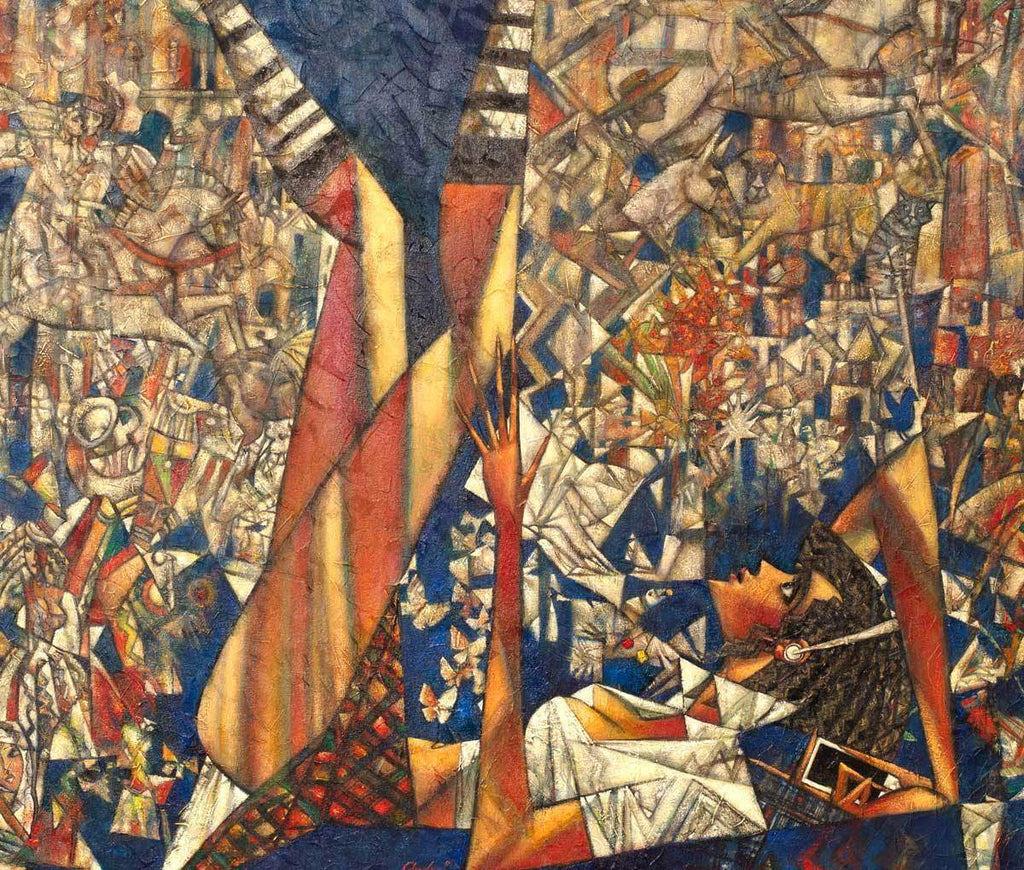 Teddy Bear - Original - SOLD by artist Andrei Protsouk - Wyecliffe Galleries