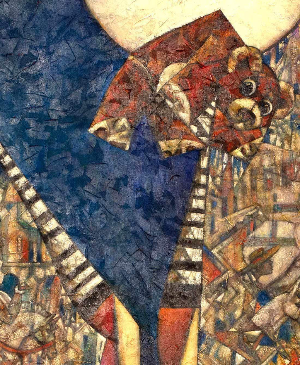 Teddy Bear - Original - SOLD by artist Andrei Protsouk - Wyecliffe Galleries