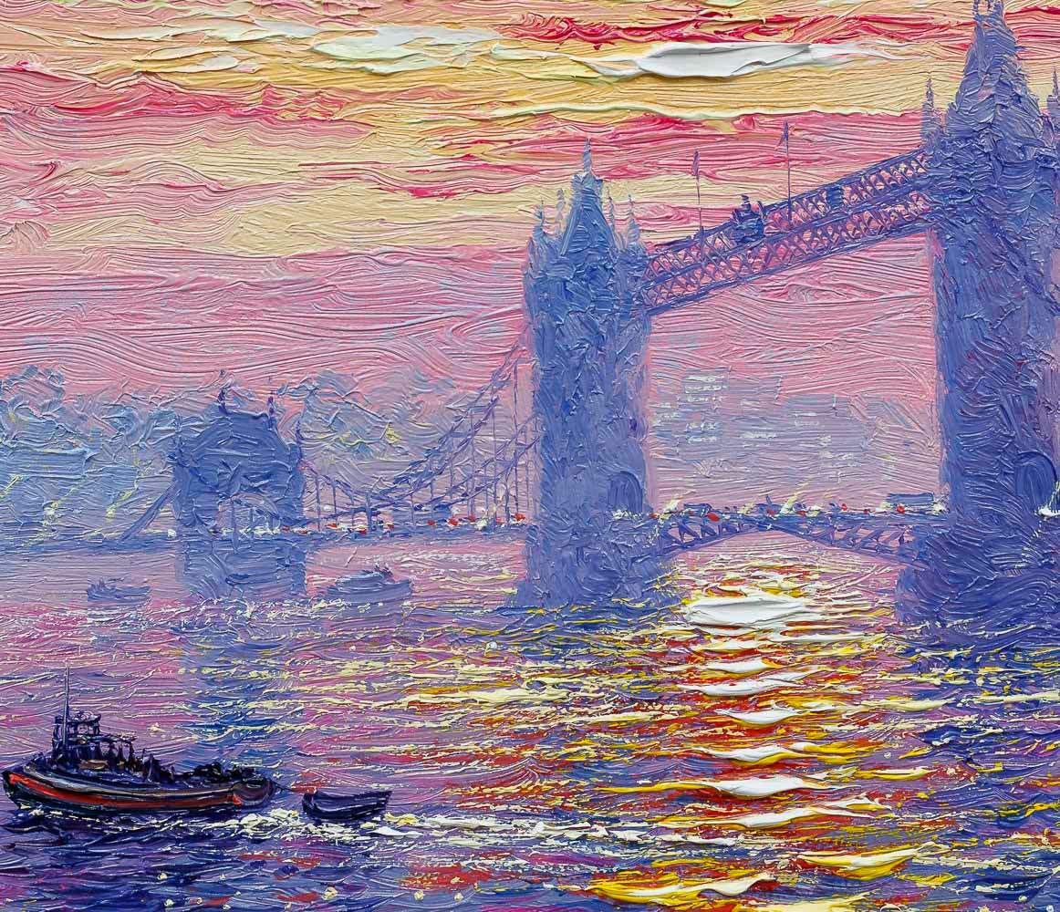 Crack Of Dawn - Original - SOLD by artist Andrew Grant Kurtis - Wyecliffe Galleries