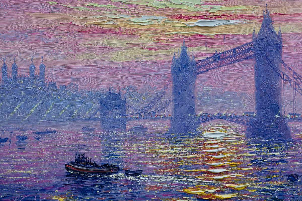 Crack Of Dawn - Original - SOLD by artist Andrew Grant Kurtis - Wyecliffe Galleries