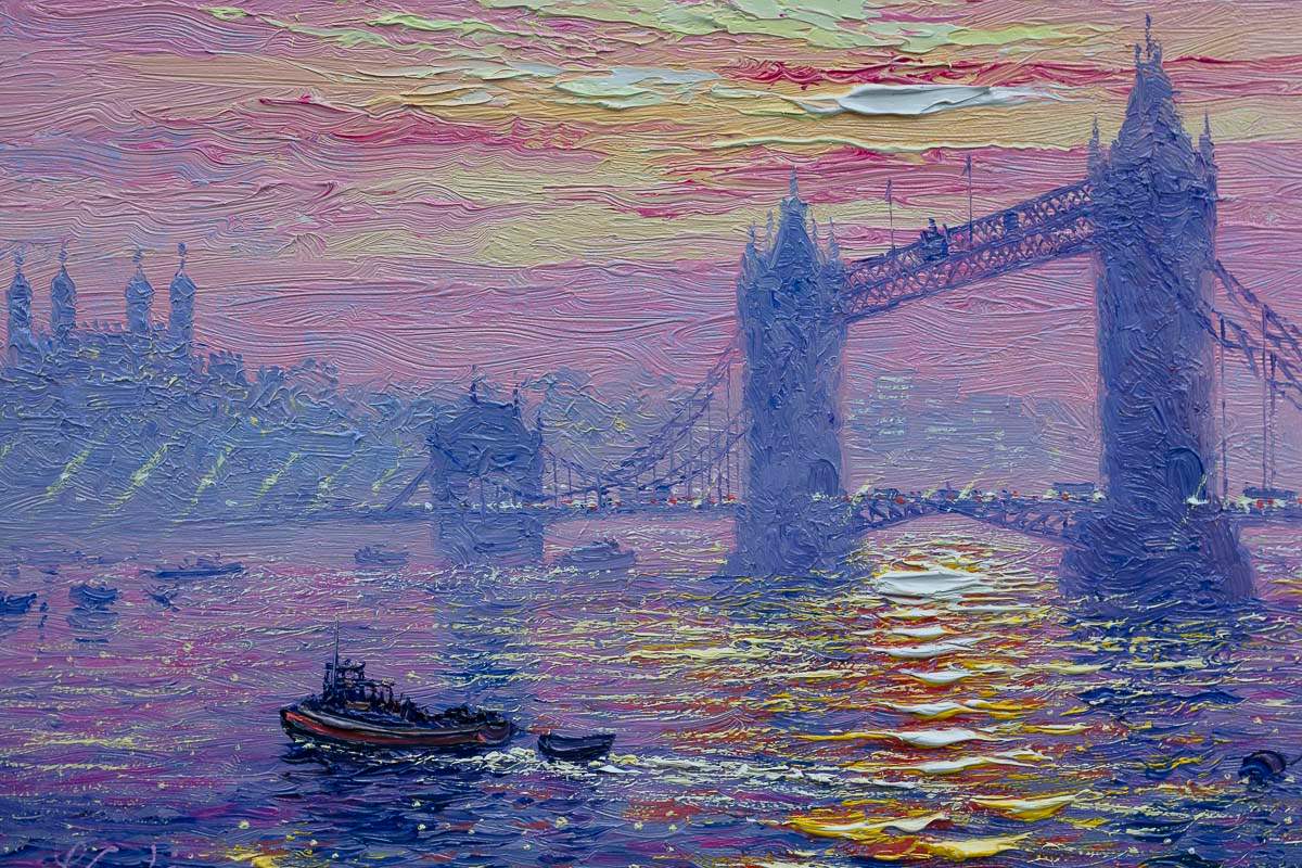 Crack Of Dawn - Original - SOLD by artist Andrew Grant Kurtis - Wyecliffe Galleries