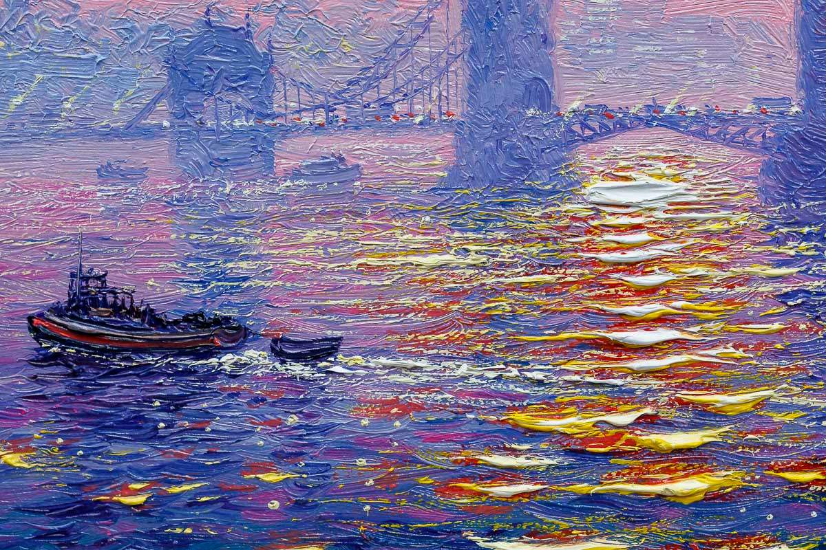 Crack Of Dawn - Original - SOLD by artist Andrew Grant Kurtis - Wyecliffe Galleries