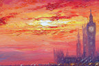 Evening Sparkle Westminster - Original - SOLD by artist Andrew Grant Kurtis - Wyecliffe Galleries