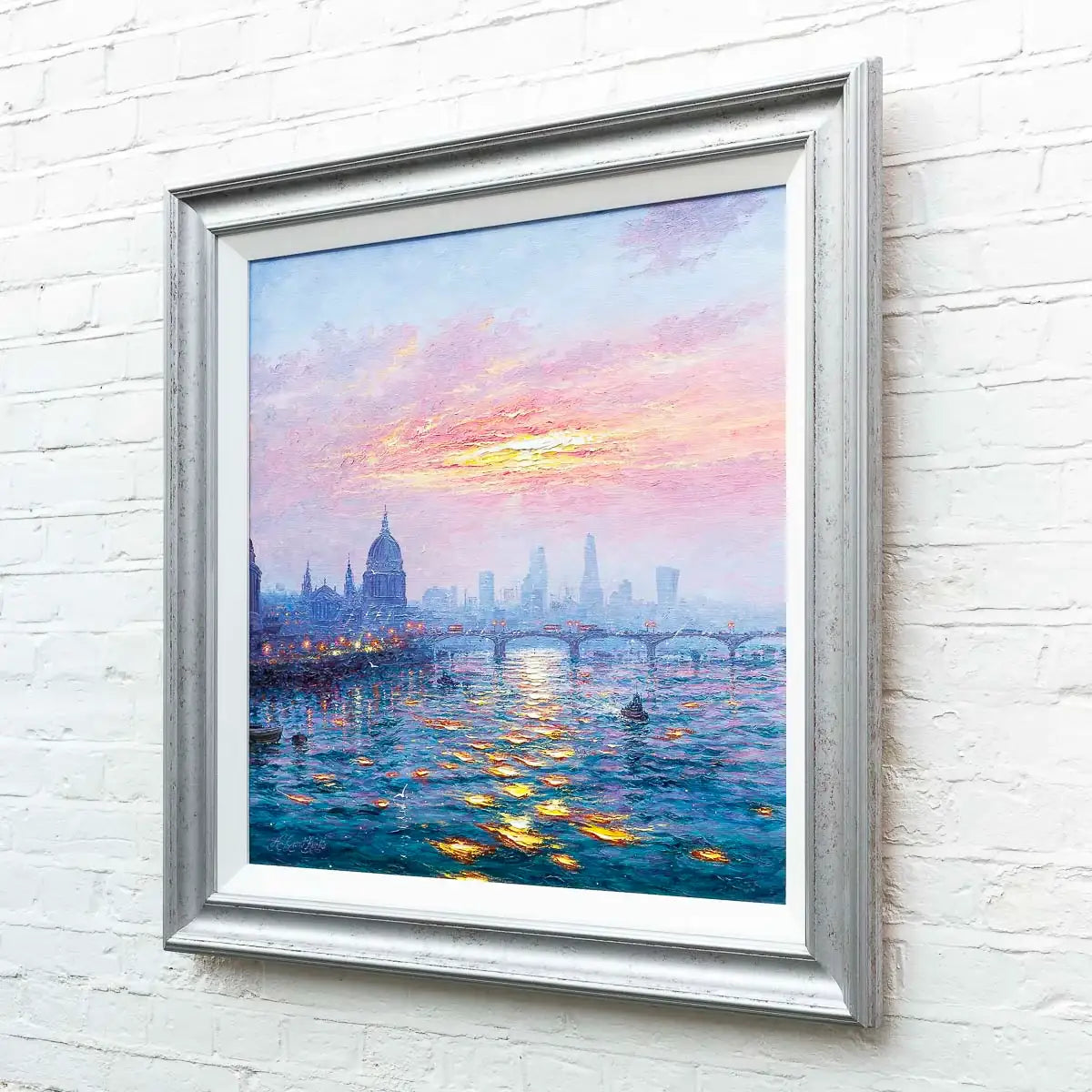 Iridescent Skyline - Original - SOLD by artist Andrew Grant Kurtis - Wyecliffe Galleries