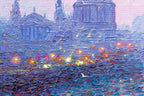 Iridescent Skyline - Original - SOLD by artist Andrew Grant Kurtis - Wyecliffe Galleries