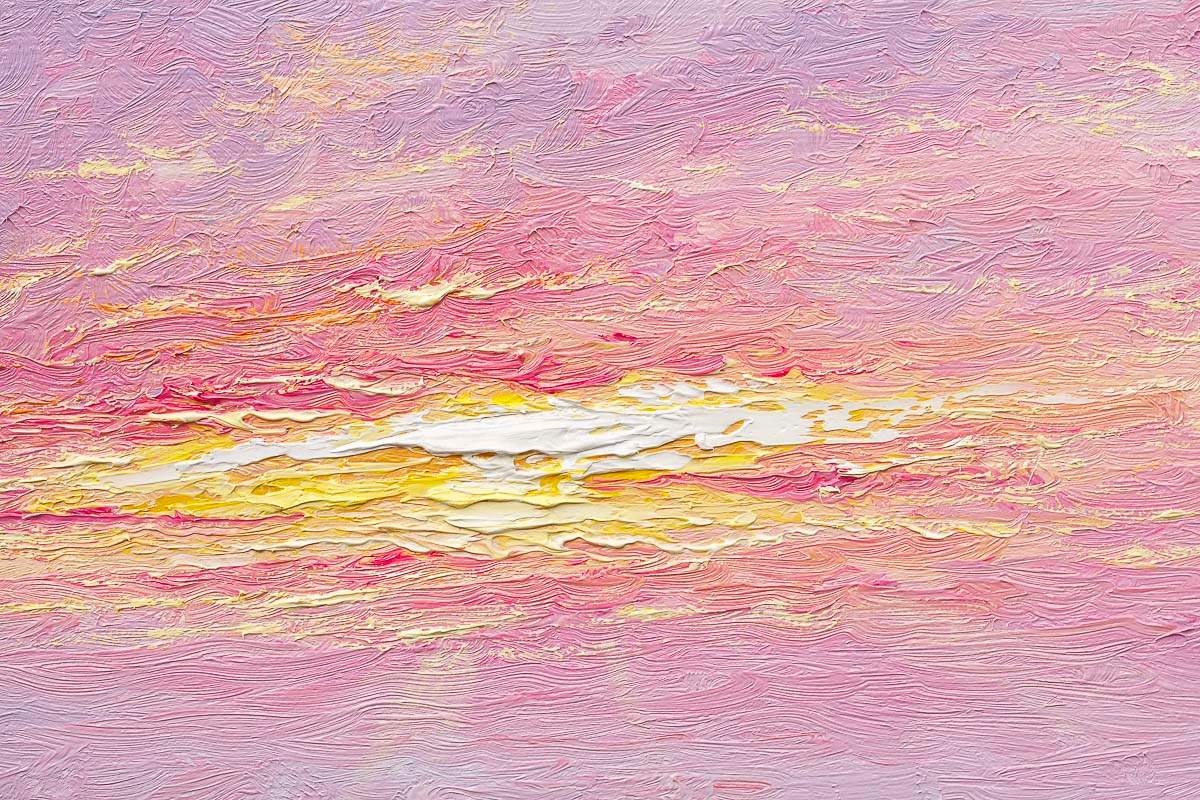 Iridescent Skyline - Original - SOLD by artist Andrew Grant Kurtis - Wyecliffe Galleries