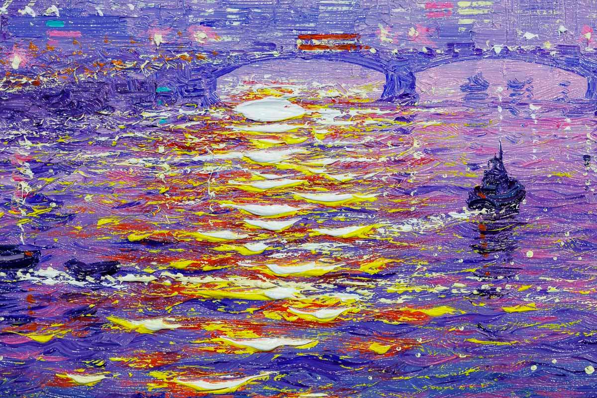 Lavender Haze - Original - SOLD by artist Andrew Grant Kurtis - Wyecliffe Galleries