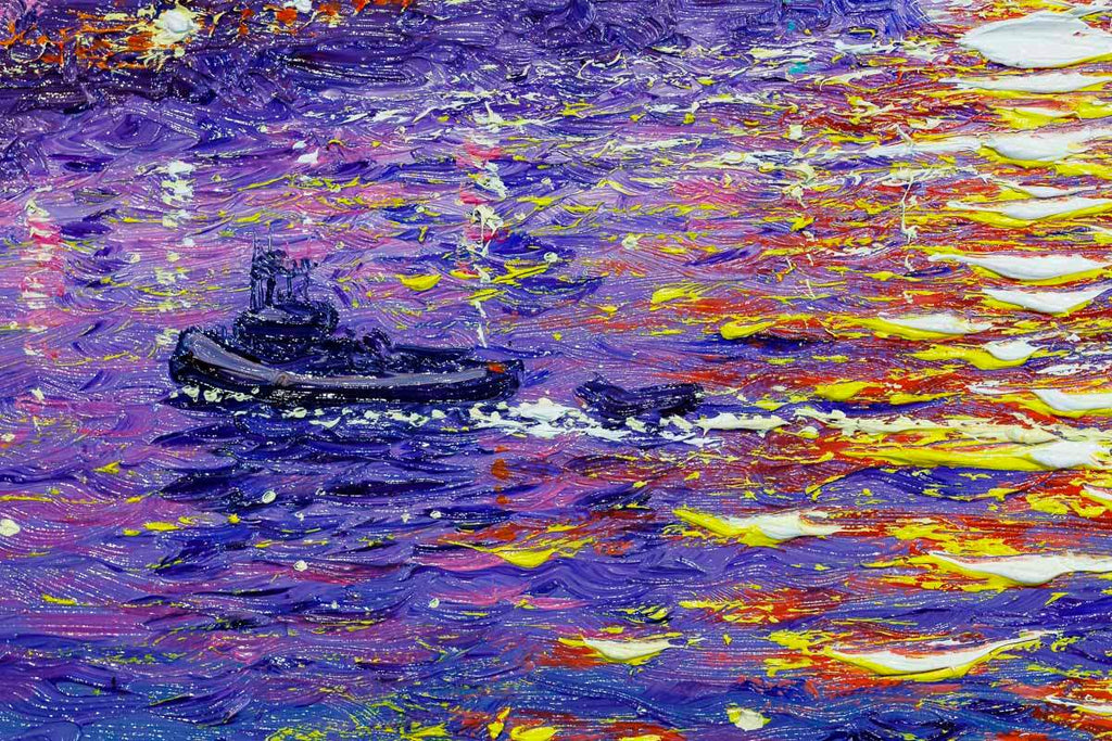 Lavender Haze - Original - SOLD by artist Andrew Grant Kurtis - Wyecliffe Galleries