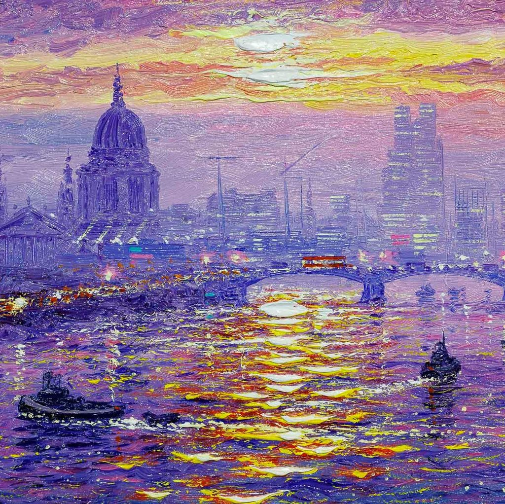 Lavender Haze - Original - SOLD by artist Andrew Grant Kurtis - Wyecliffe Galleries