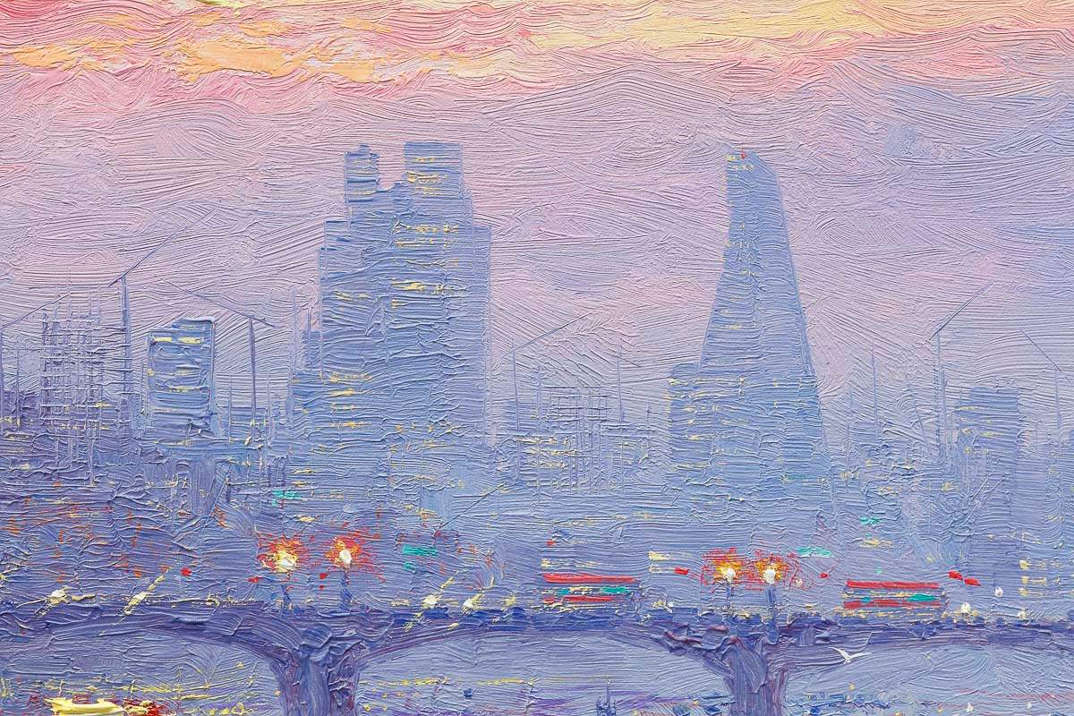 Light Shines Through - Original by artist Andrew Grant Kurtis - Wyecliffe Galleries