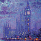 Midnight Sky - Original - SOLD by artist Andrew Grant Kurtis - Wyecliffe Galleries