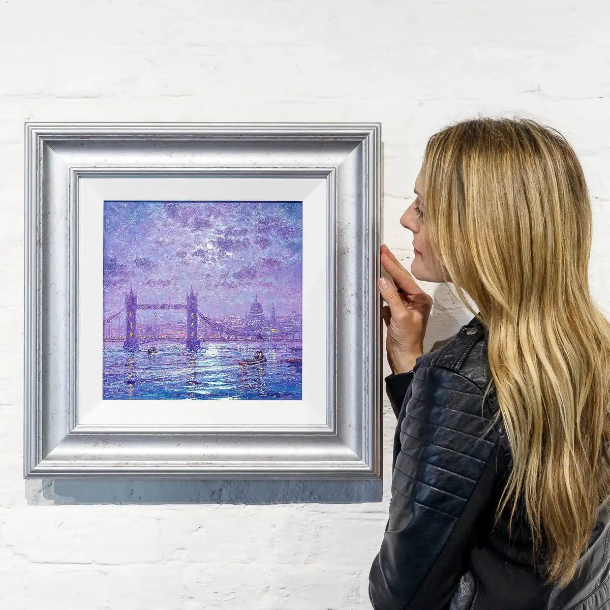 Moon River - Original - SOLD by artist Andrew Grant Kurtis - Wyecliffe Galleries