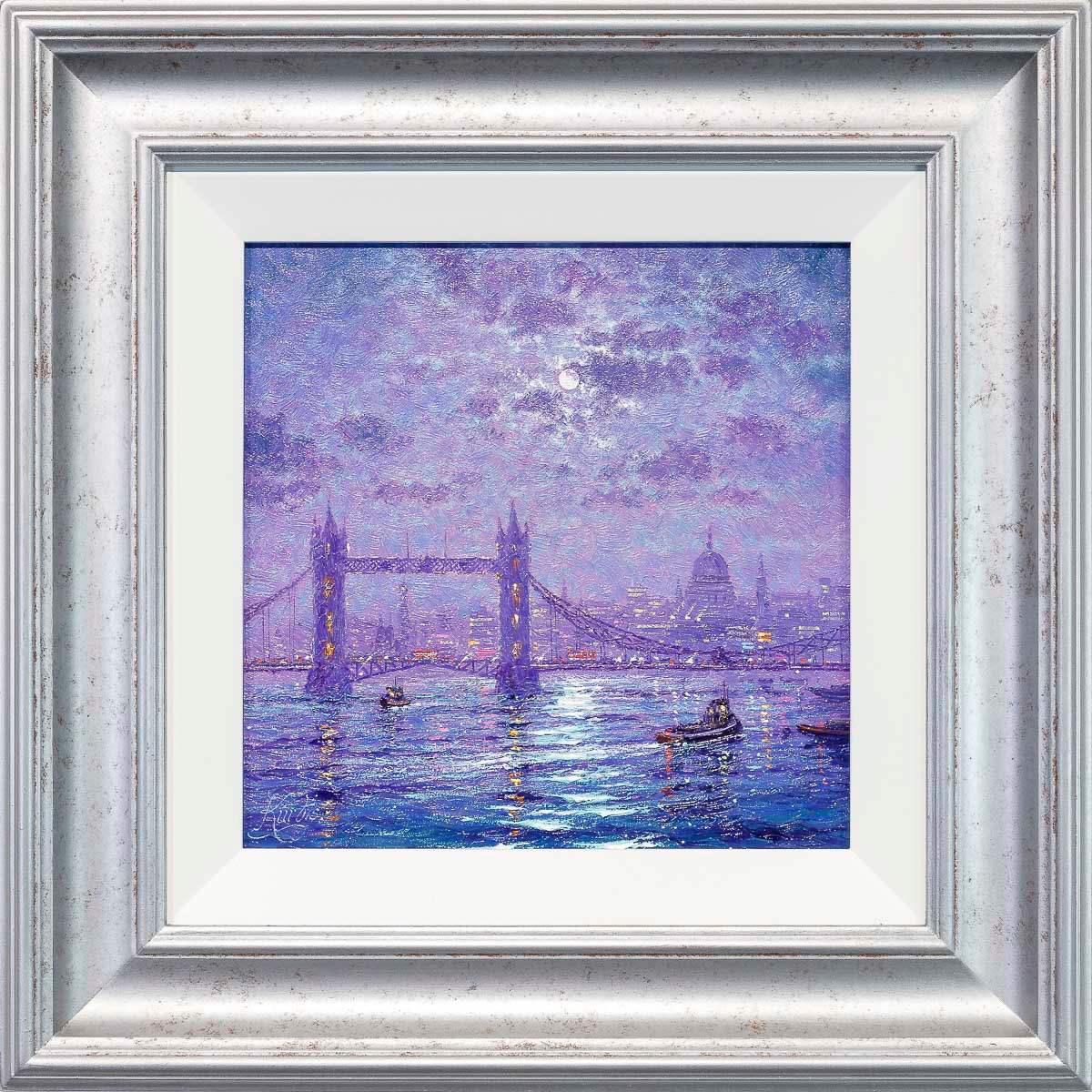 Moon River - Original - SOLD by artist Andrew Grant Kurtis - Wyecliffe Galleries