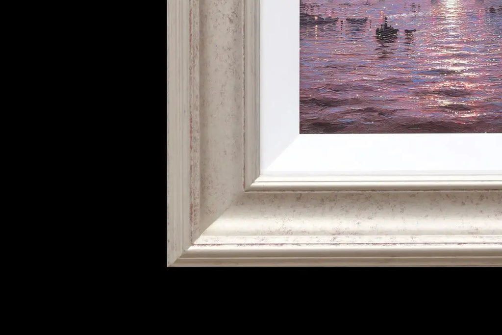 Moonlight Sparkle over Westminster - Original - SOLD by artist Andrew Grant Kurtis - Wyecliffe Galleries