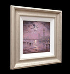 Moonlight Sparkle over Westminster - Original - SOLD by artist Andrew Grant Kurtis - Wyecliffe Galleries