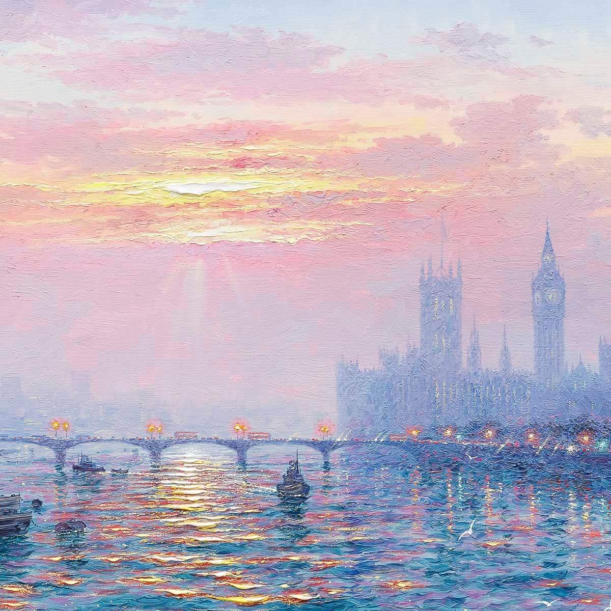 Rays Of Light - Original - SOLD by artist Andrew Grant Kurtis - Wyecliffe Galleries