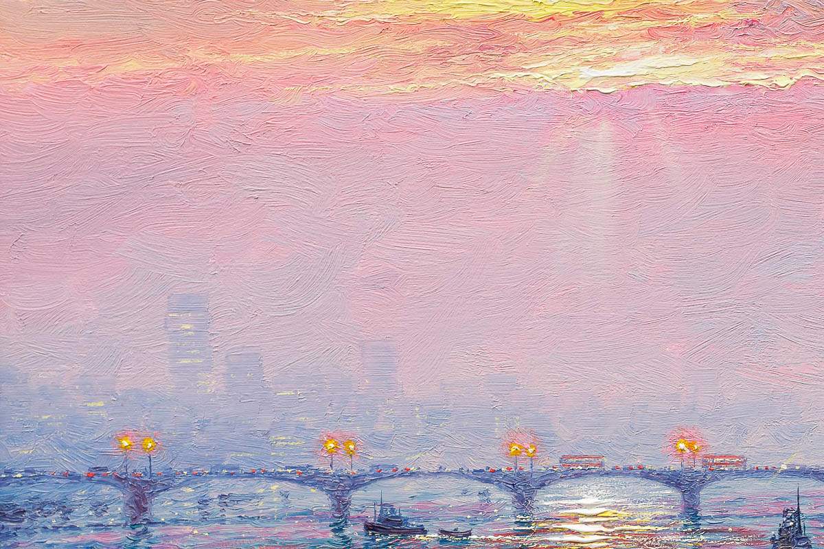 Rays Of Light - Original - SOLD by artist Andrew Grant Kurtis - Wyecliffe Galleries