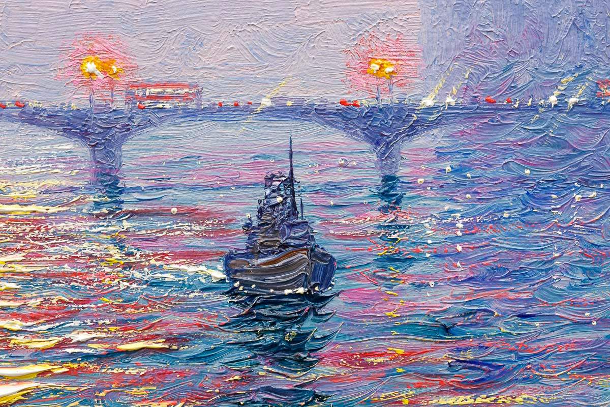 Rays Of Light - Original - SOLD by artist Andrew Grant Kurtis - Wyecliffe Galleries