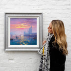 Summer Nights - Original - SOLD by artist Andrew Grant Kurtis - Wyecliffe Galleries