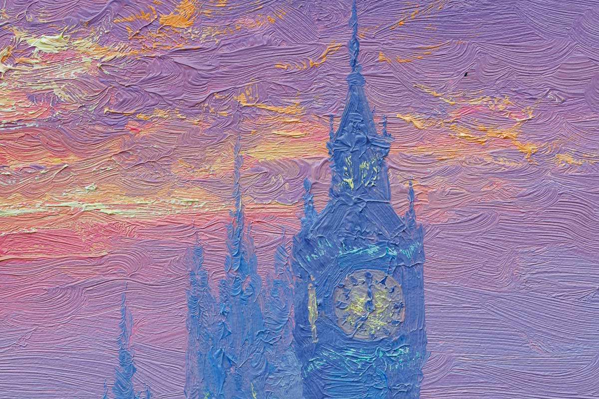 Summer Nights - Original - SOLD by artist Andrew Grant Kurtis - Wyecliffe Galleries