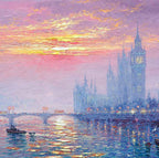 Summer Nights - Original - SOLD by artist Andrew Grant Kurtis - Wyecliffe Galleries