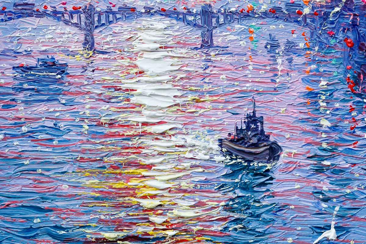 Sunlit Glow - Original - SOLD by artist Andrew Grant Kurtis - Wyecliffe Galleries