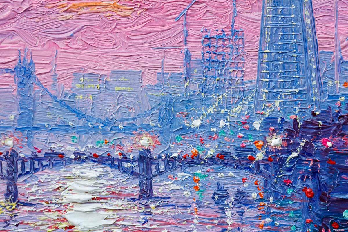 Sunlit Glow - Original - SOLD by artist Andrew Grant Kurtis - Wyecliffe Galleries