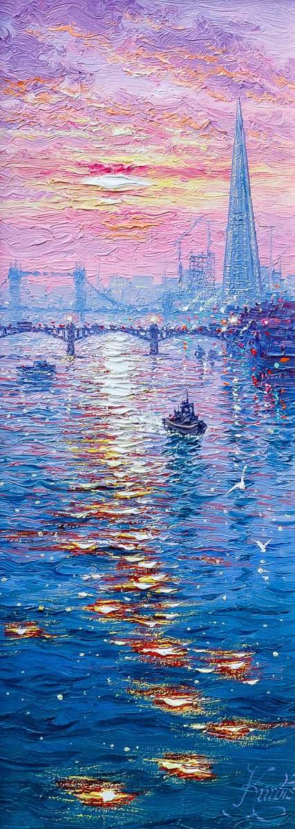 Sunlit Glow - Original - SOLD by artist Andrew Grant Kurtis - Wyecliffe Galleries