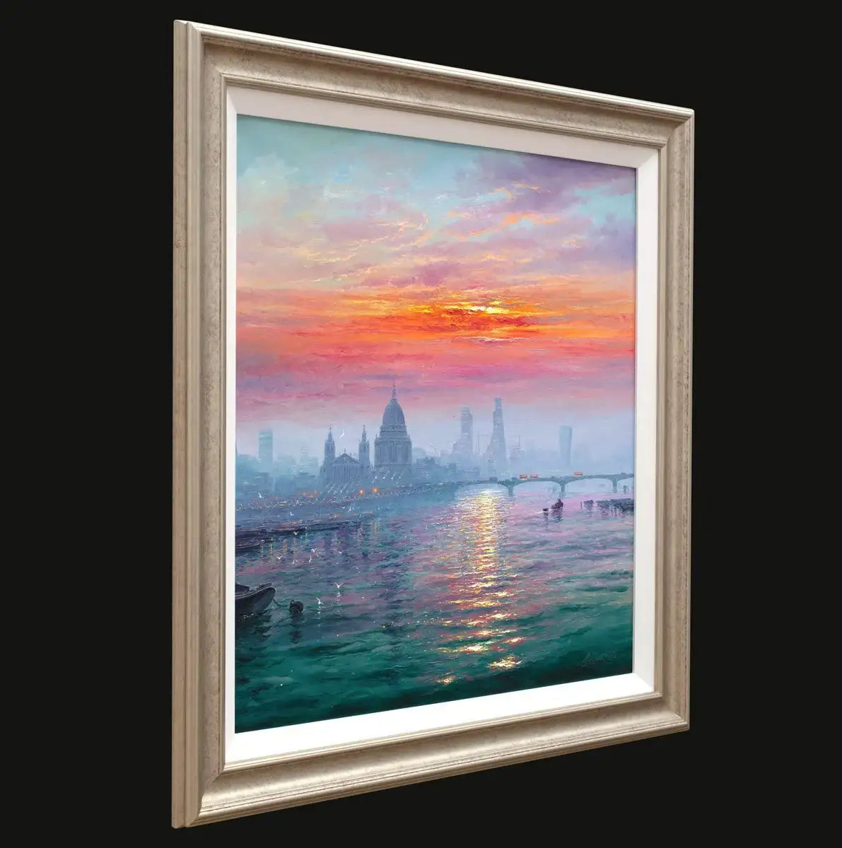 Sunshine Sparkle, Morning Haze - Original - SOLD by artist Andrew Grant Kurtis - Wyecliffe Galleries