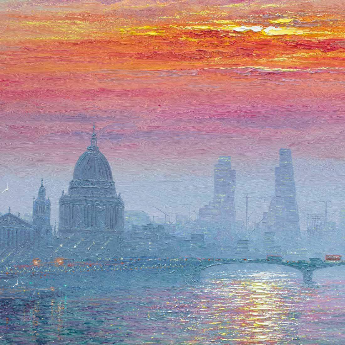 Sunshine Sparkle, Morning Haze - Original - SOLD by artist Andrew Grant Kurtis - Wyecliffe Galleries