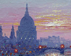 Thames Haze - Original - SOLD by artist Andrew Grant Kurtis - Wyecliffe Galleries