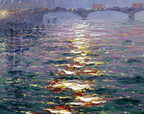 Thames Haze - Original - SOLD by artist Andrew Grant Kurtis - Wyecliffe Galleries