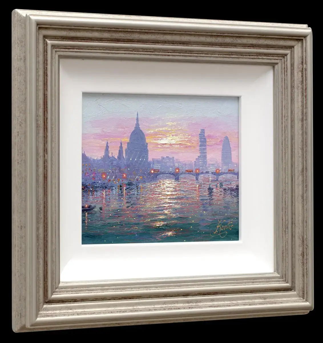 Thames Haze - Original - SOLD by artist Andrew Grant Kurtis - Wyecliffe Galleries