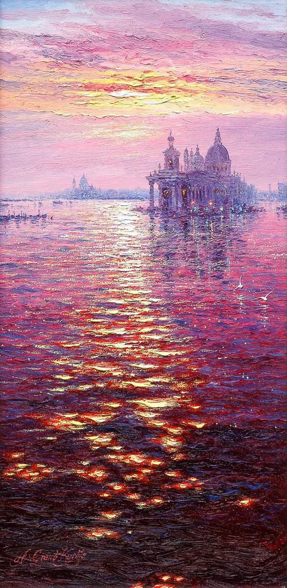 The Light Guides You - Original - SOLD by artist Andrew Grant Kurtis - Wyecliffe Galleries