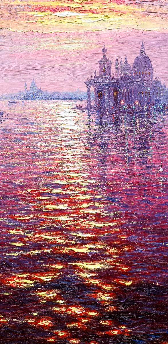 The Light Guides You - Original - SOLD by artist Andrew Grant Kurtis - Wyecliffe Galleries