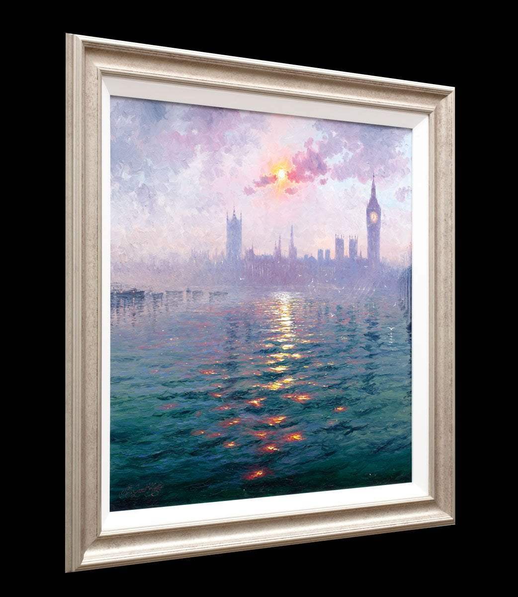 The Sunshine Sparkles through the Morning Haze - Original - SOLD by artist Andrew Grant Kurtis - Wyecliffe Galleries