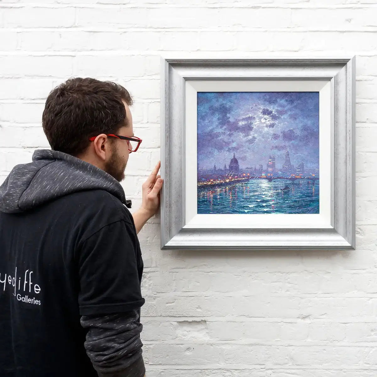 Transported Into The Night - Original by artist Andrew Grant Kurtis - Wyecliffe Galleries