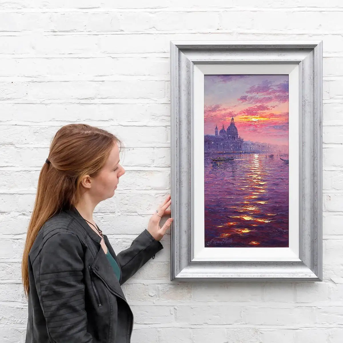 Venice At Dusk - Original - SOLD by artist Andrew Grant Kurtis - Wyecliffe Galleries