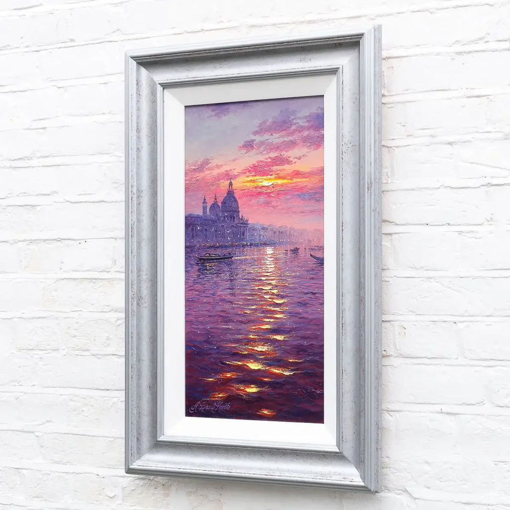 Venice At Dusk - Original - SOLD by artist Andrew Grant Kurtis - Wyecliffe Galleries