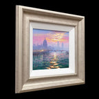 Watch the Thames Sparkle - Original - SOLD by artist Andrew Grant Kurtis - Wyecliffe Galleries