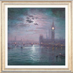 Westminster Chimes at Night - Original - SOLD by artist Andrew Grant Kurtis - Wyecliffe Galleries