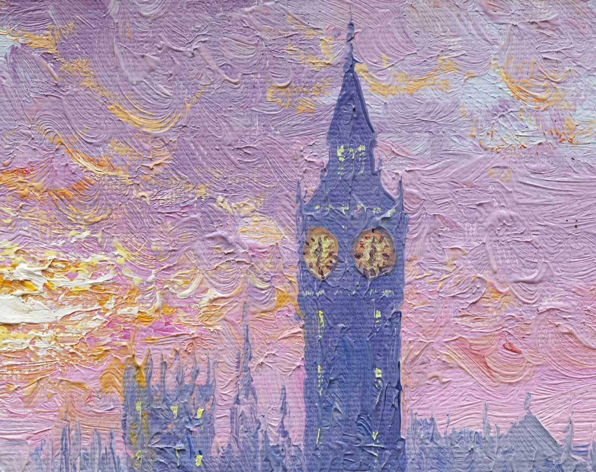 Westminster Sparkle - Original - SOLD by artist Andrew Grant Kurtis - Wyecliffe Galleries
